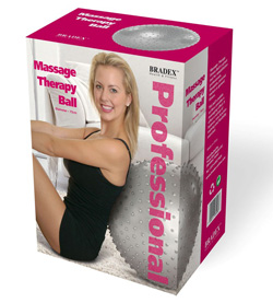 Massage Ball Professional - большой гимнастический мячик для лечебной физкультуры с пупырышками на поверхности